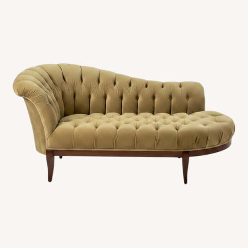 Used Light Brown Fabric Chaise Lounge for sale on AptDeco