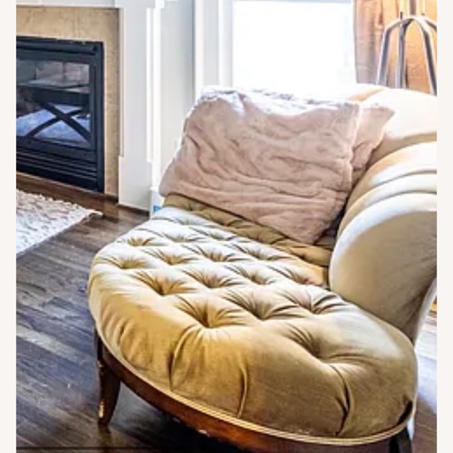 Used Light Brown Fabric Chaise Lounge for sale on AptDeco