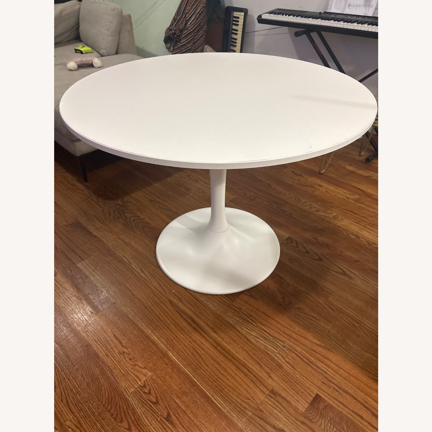 IKEA Docksta White Wood Dining Table - image-2