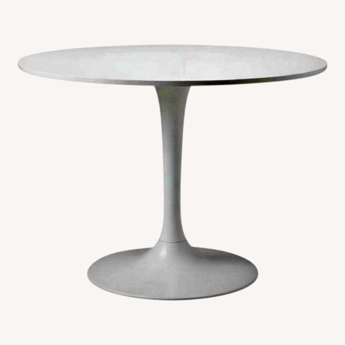 Used IKEA Docksta White Wood Dining Table for sale on AptDeco