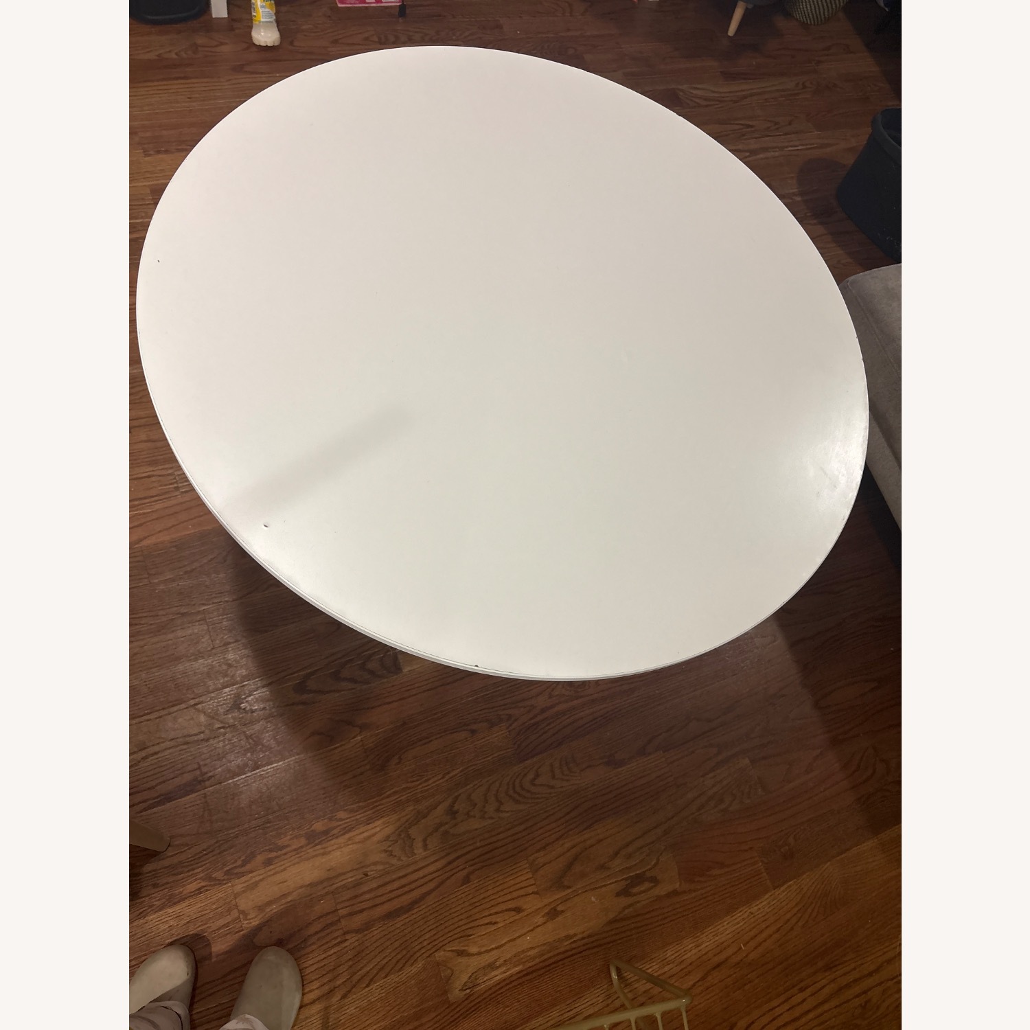 IKEA Docksta White Wood Dining Table - image-3