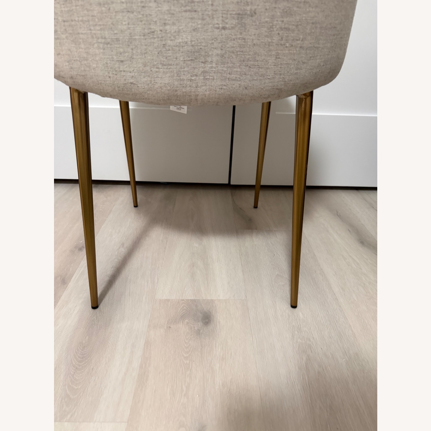 West Elm Finley Low Back Dining Chair Oatmeal  - image-4