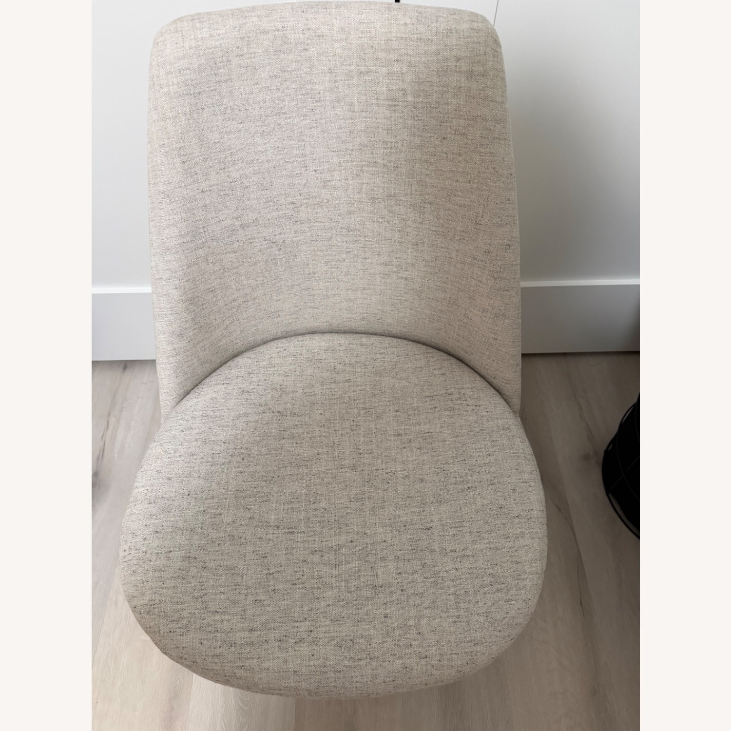 West Elm Finley Low Back Dining Chair Oatmeal  - image-2