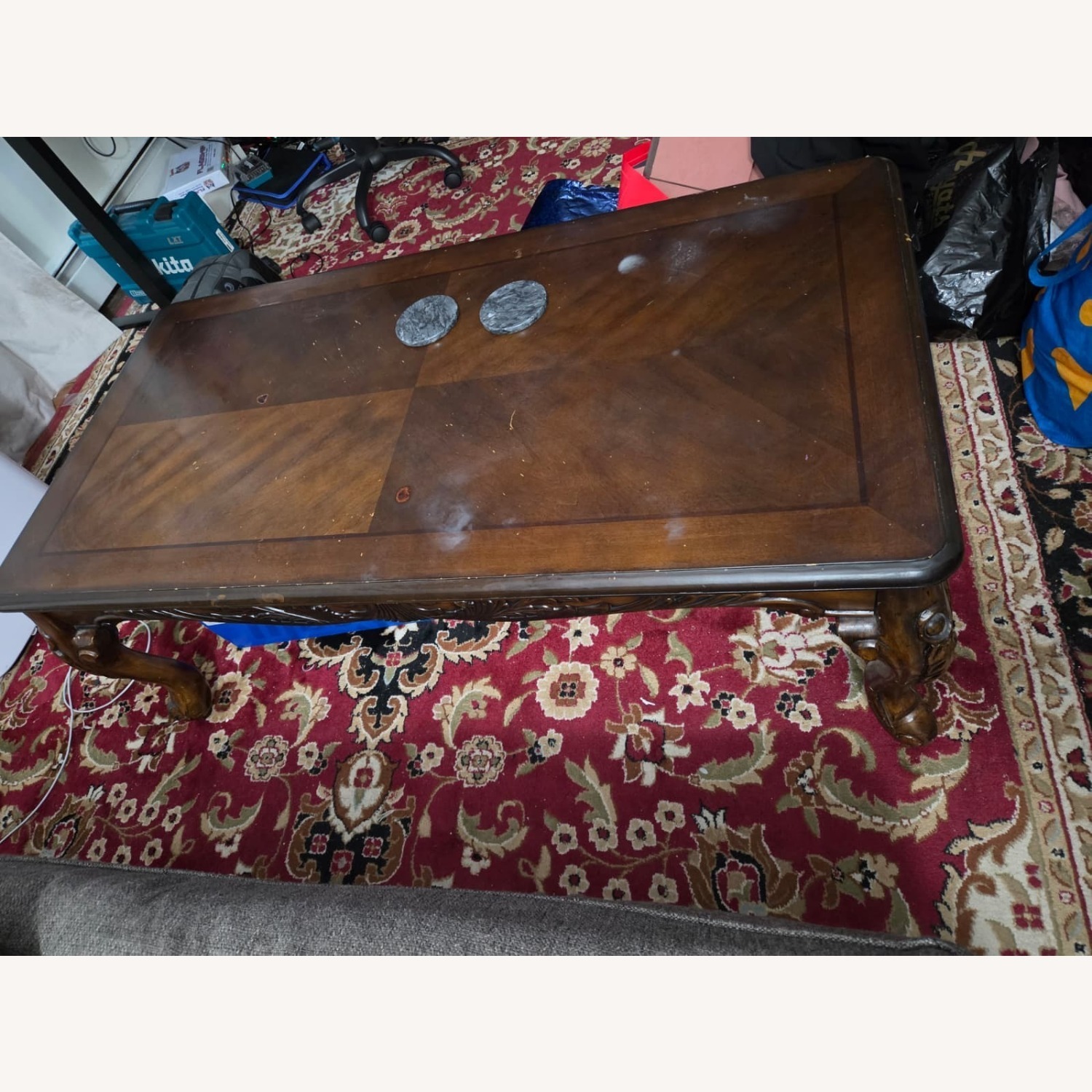 Coffee Table + 2 End Tables - image-1