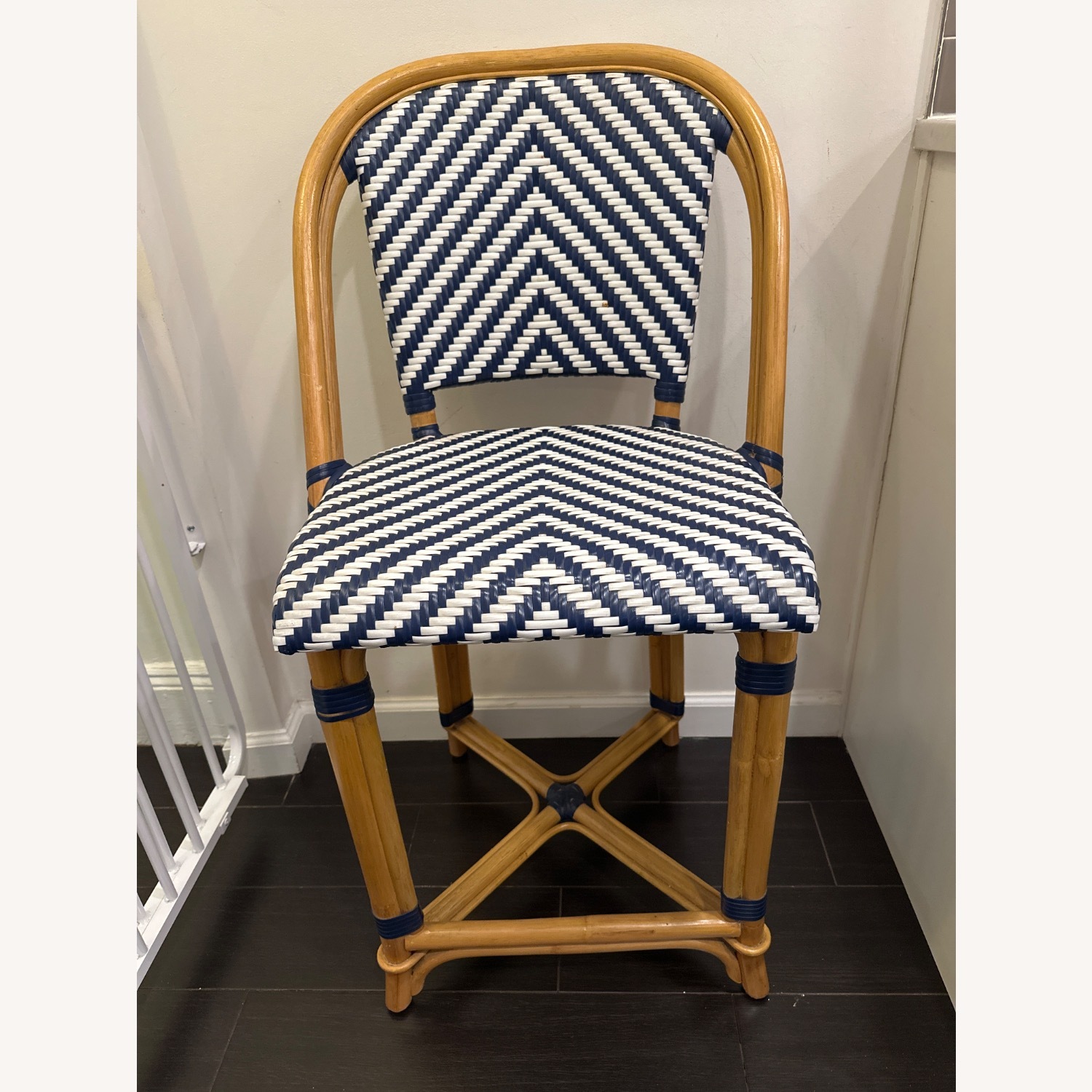 Williams Sonoma Blue Dining Chairs - image-6