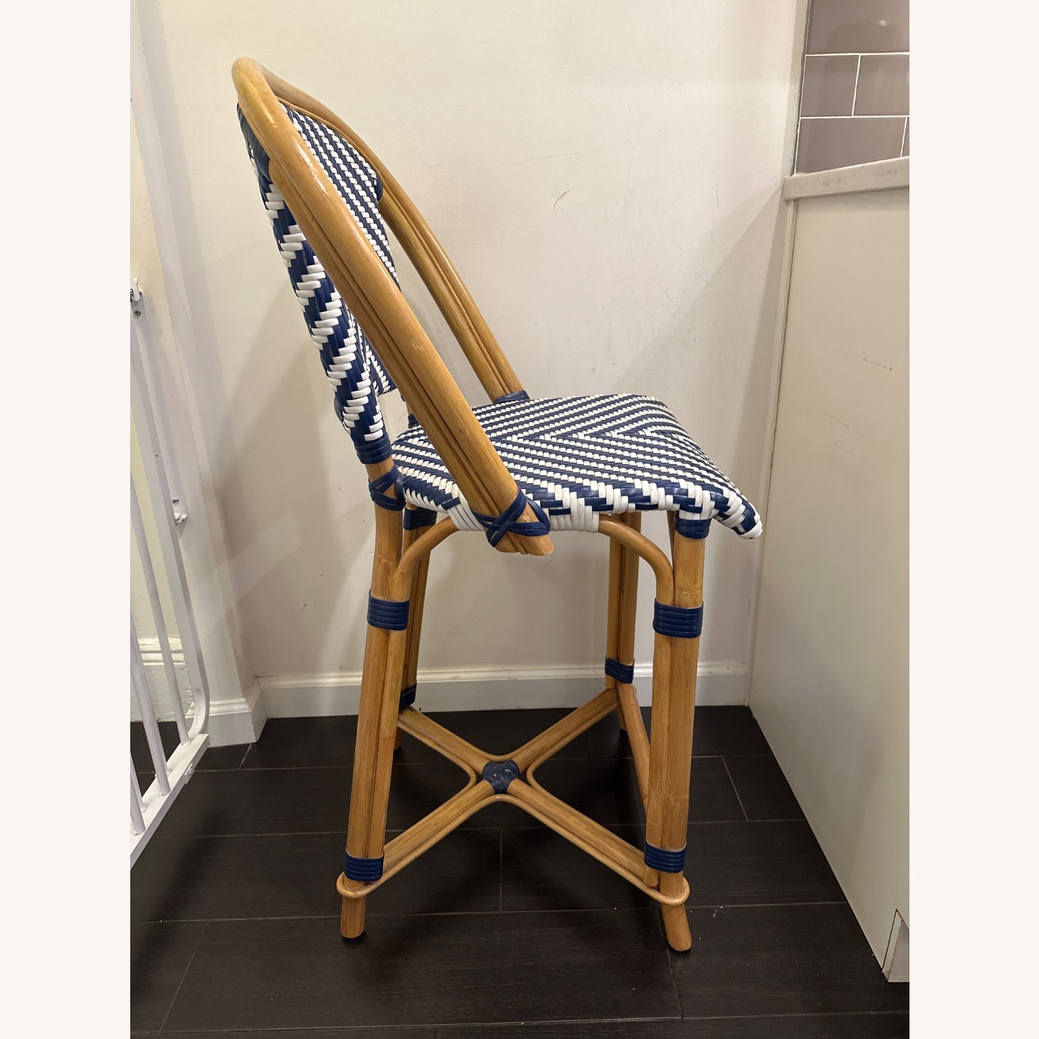 Williams Sonoma Blue Dining Chairs - image-3