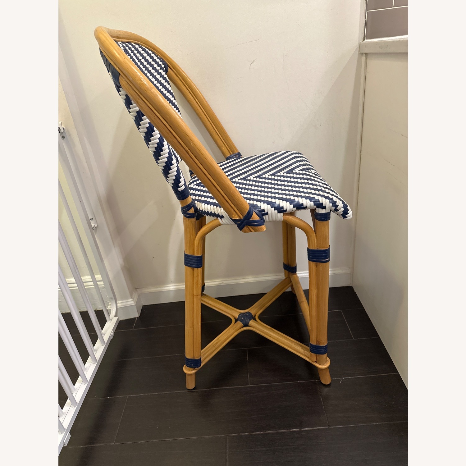 Williams Sonoma Blue Dining Chairs - image-7