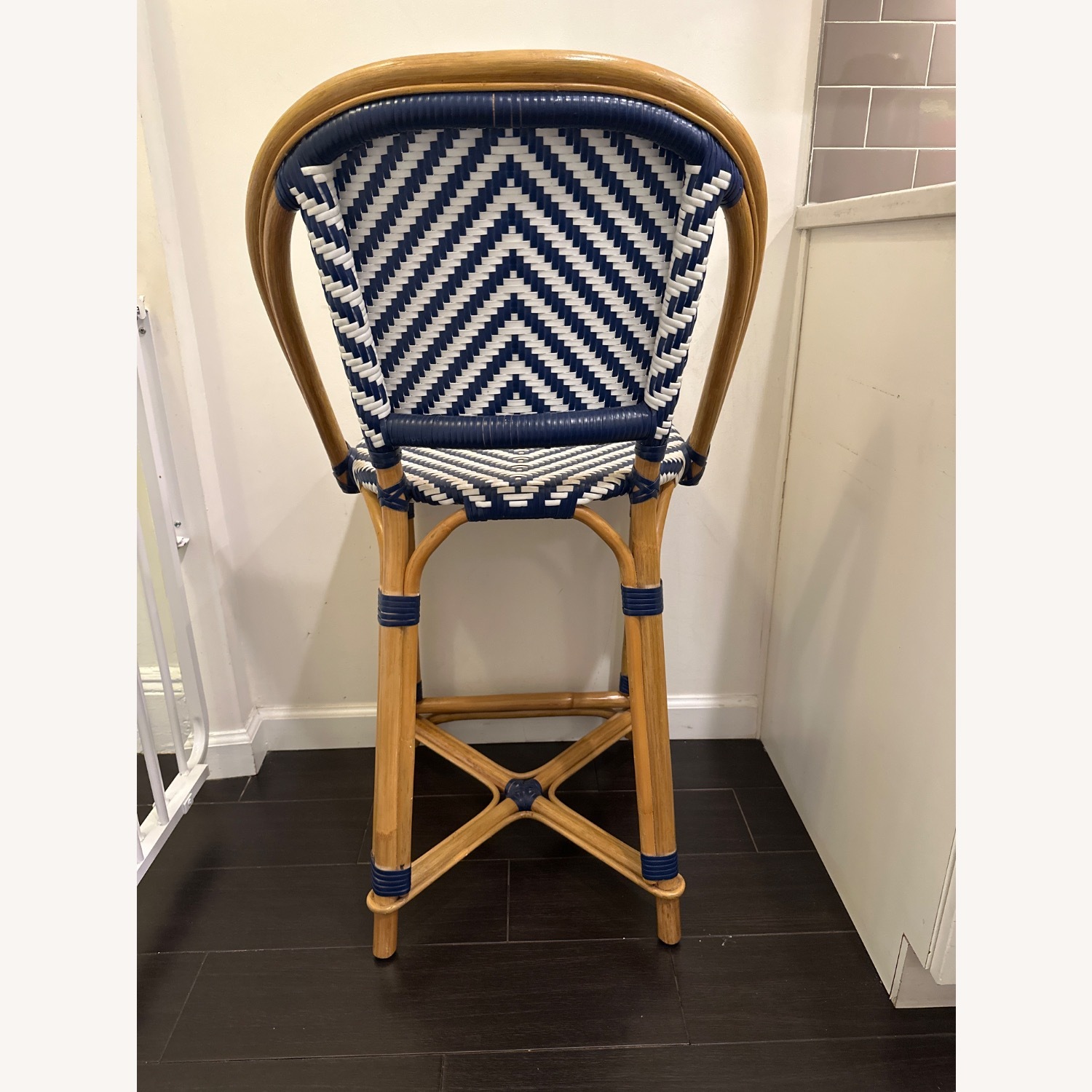 Williams Sonoma Blue Dining Chairs - image-4
