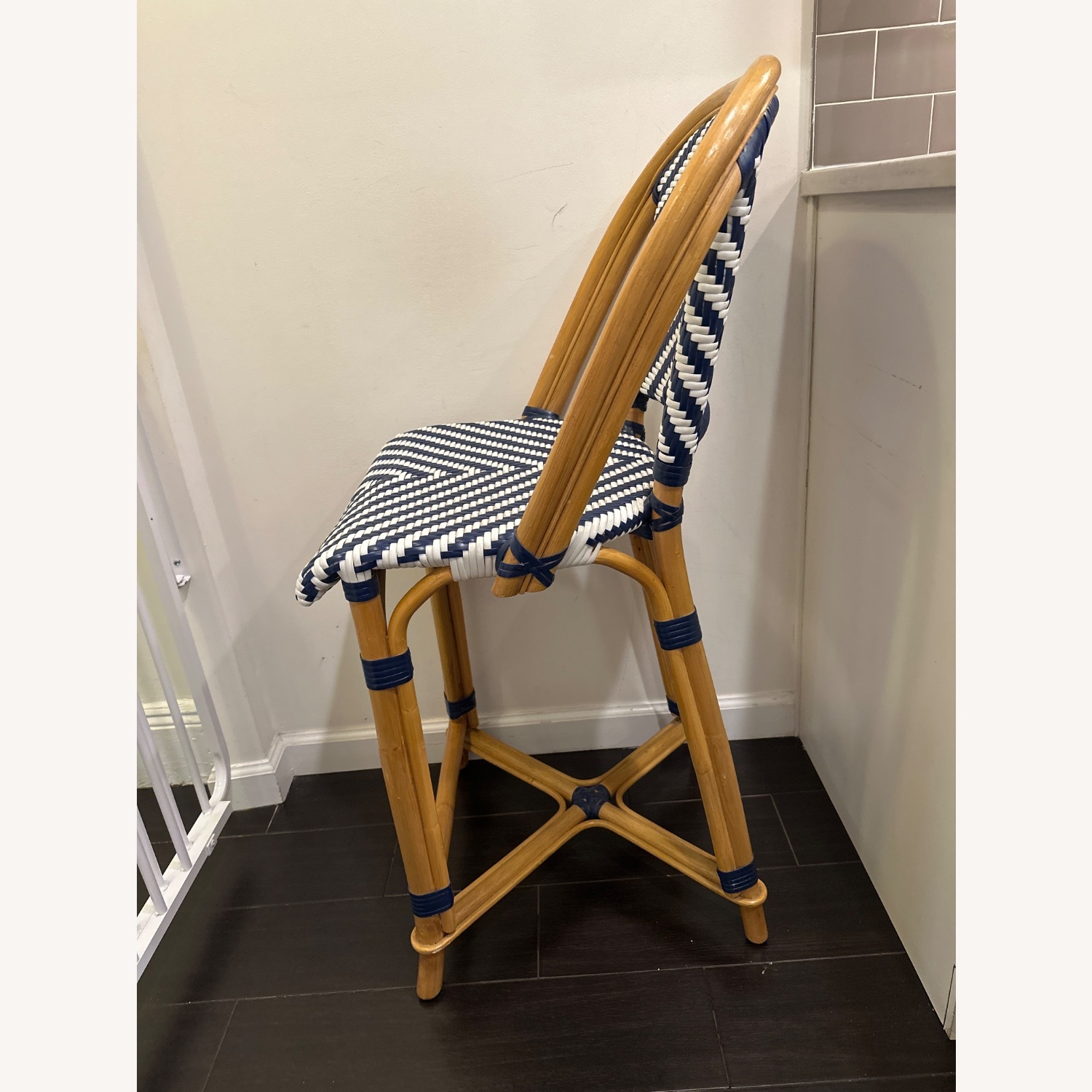 Williams Sonoma Blue Dining Chairs - image-8