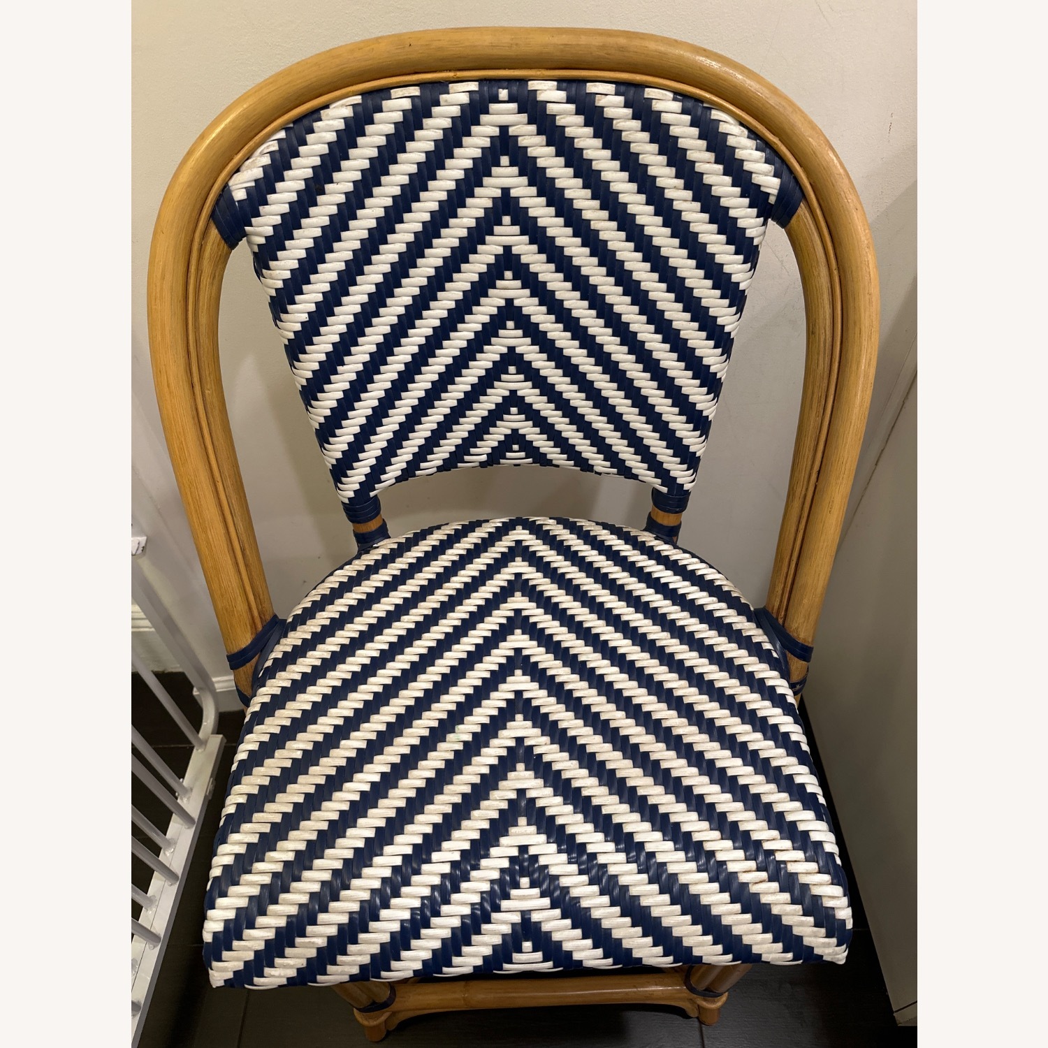Williams Sonoma Blue Dining Chairs - image-5