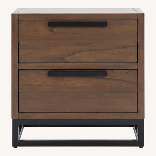 Used Bob's Discount Furniture Arcadia Natural Nightstand for sale on AptDeco