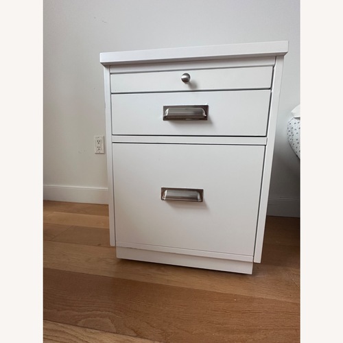 Used Spencer White Cabinet for sale on AptDeco