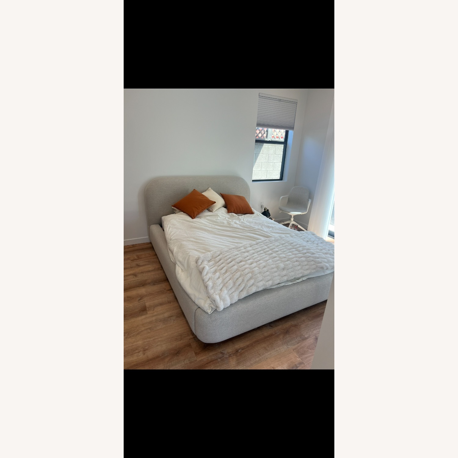 West Elm Queen Bed - image-1