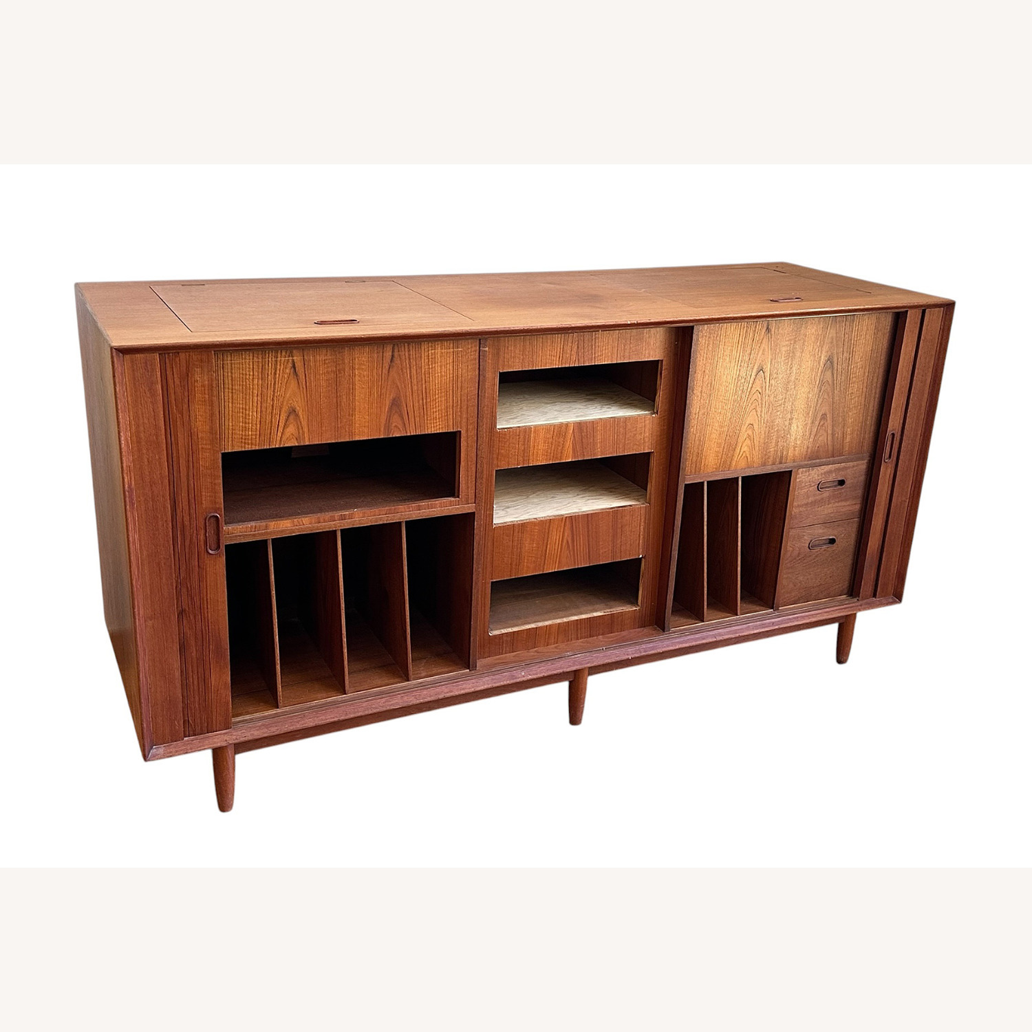 Arne Vodder For Sibast Teak Media Cabinet/Bar  - image-3