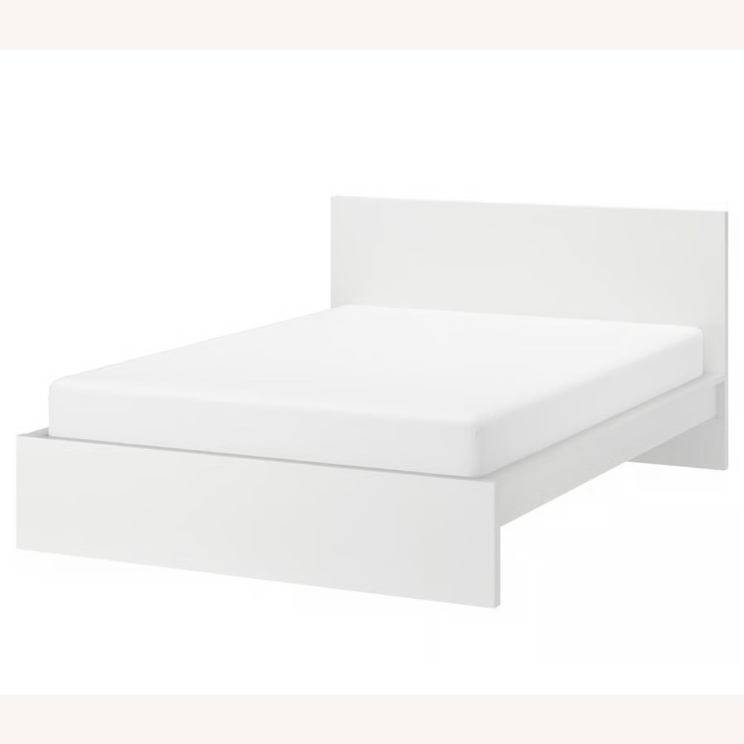 IKEA Malm White King Bedframe - image-1