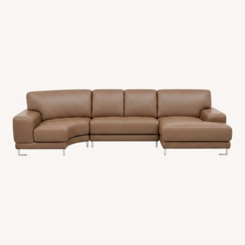 Used W. Schillig USA Light Brown 3+ Seater Sofa for sale on AptDeco