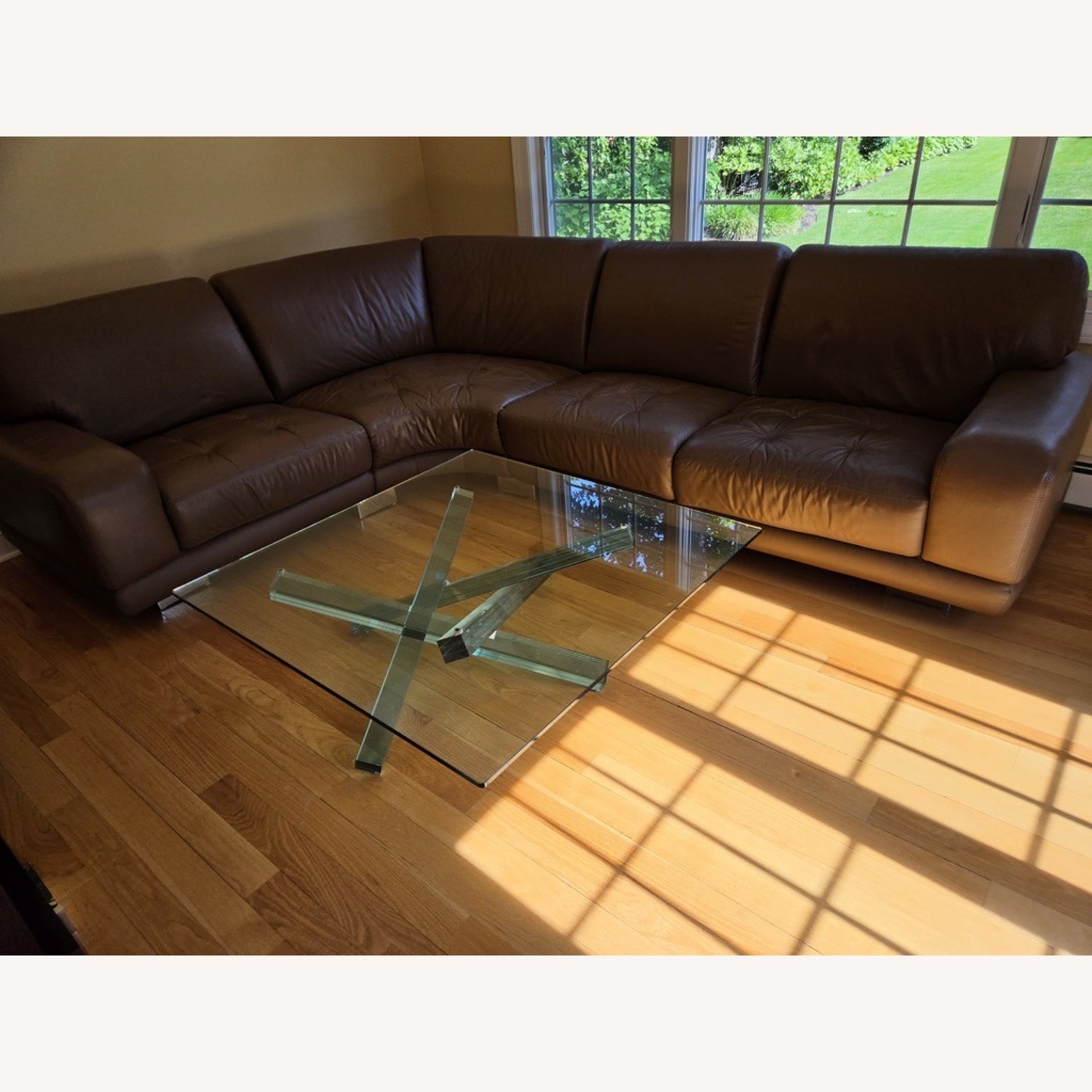 W. Schillig USA Light Brown 3+ Seater Sofa - image-3