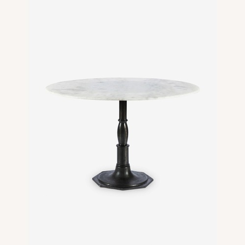 Used Lulu & Georgia Victoria Marble Round Dining Table for sale on AptDeco