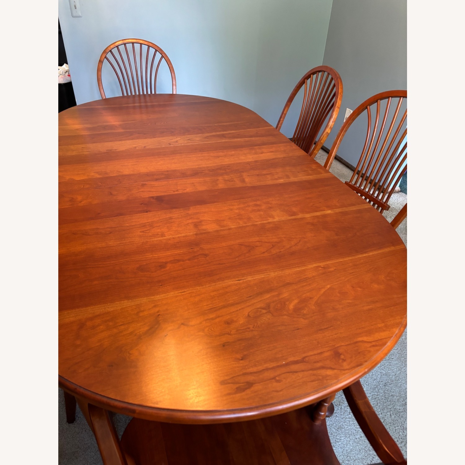 Natural Wood Dining Table - image-3