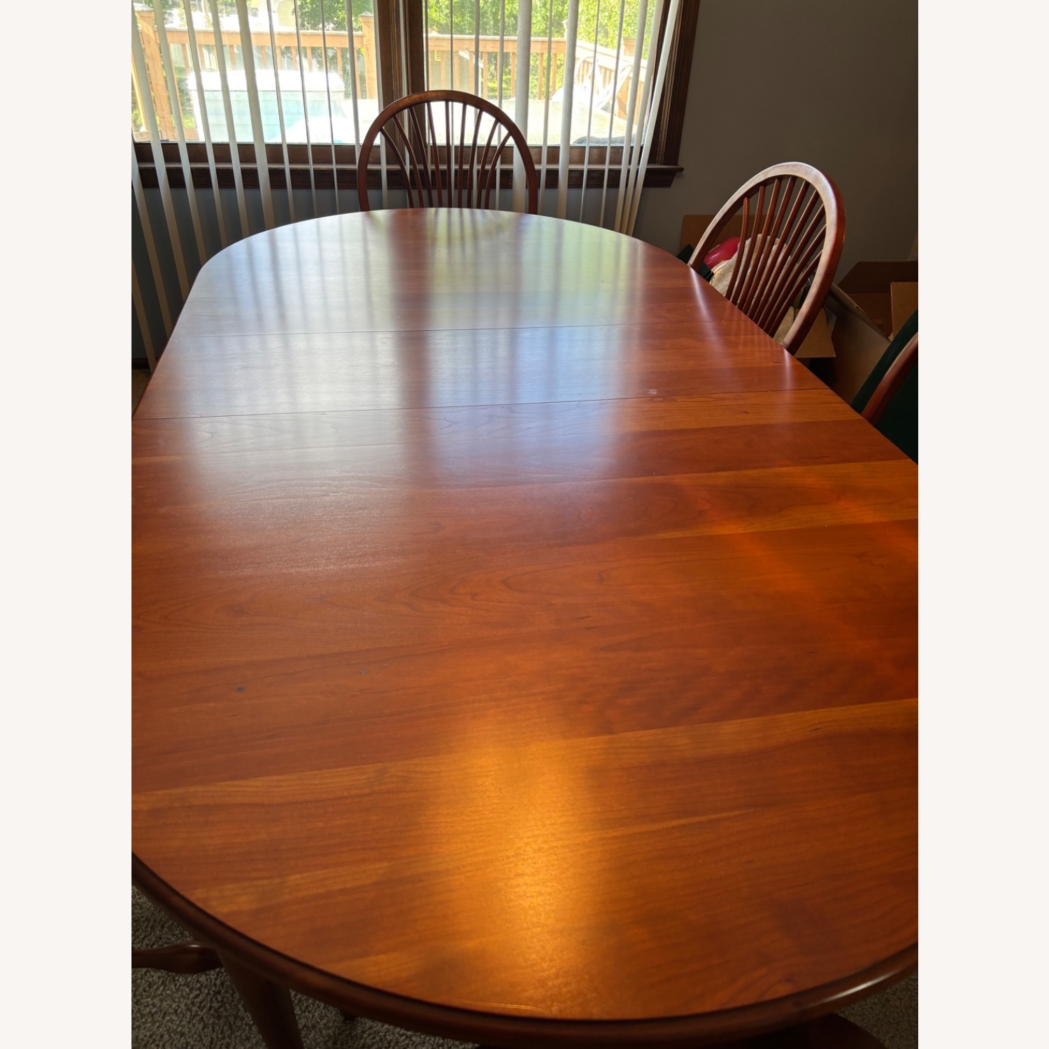 Natural Wood Dining Table - image-2