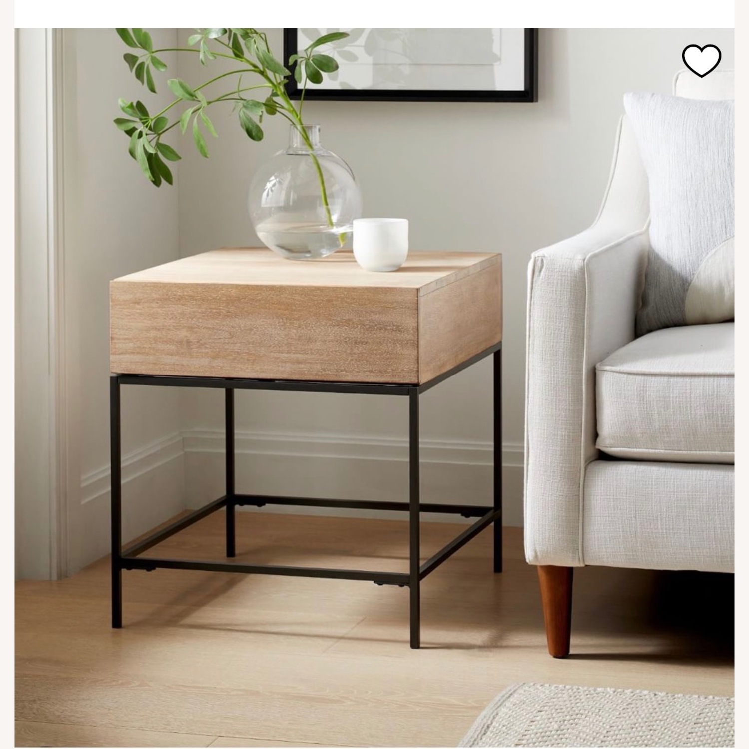 West Elm Industrial Storage Side Table (20") - image-3