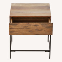 West Elm Industrial Storage Side Table (20")