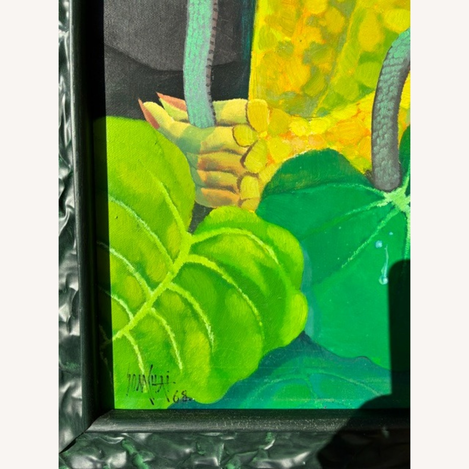 Floral Lady Original Oil Painting - image-3