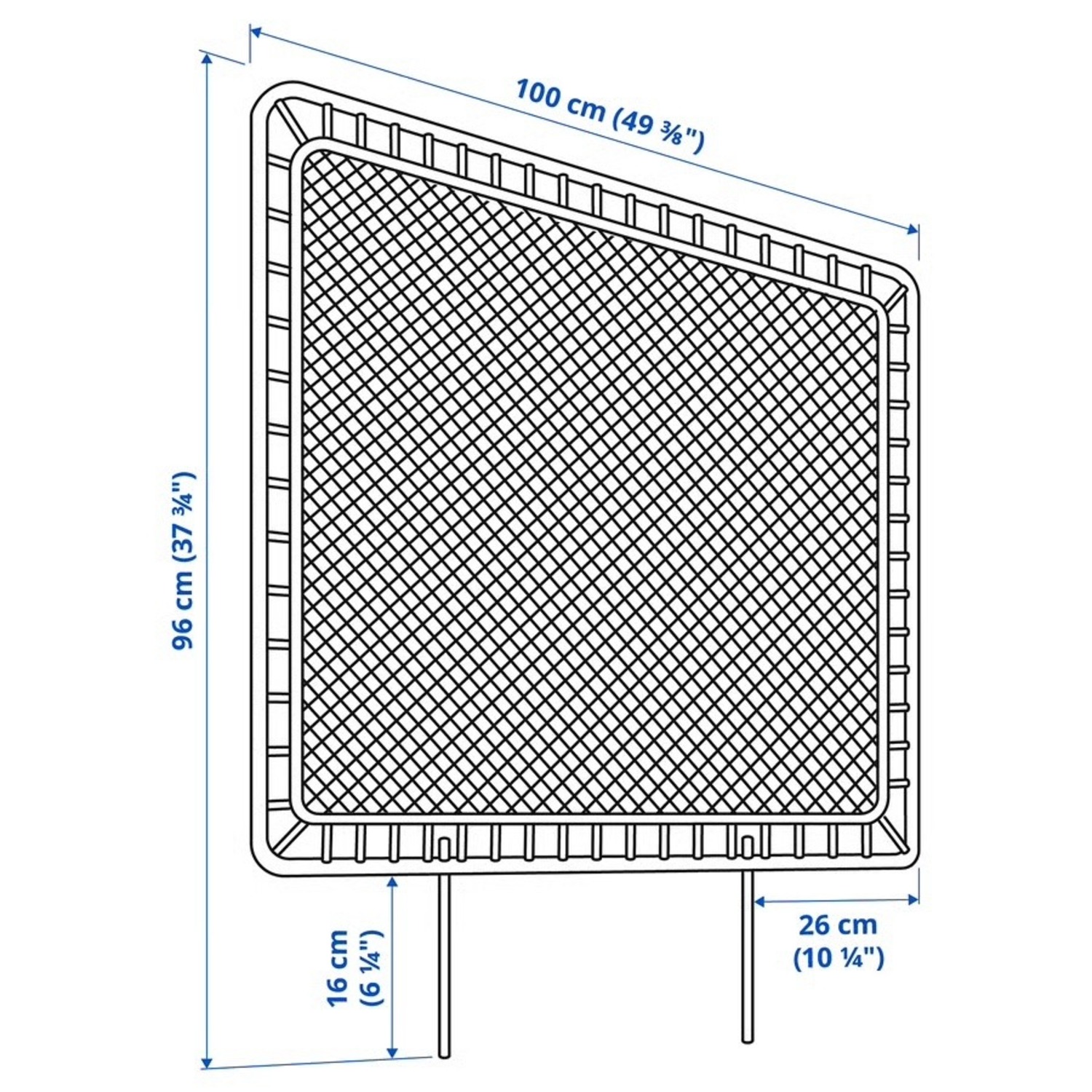 IKEA VEVELSTAD Bed Frame With 2 Headboards - Queen - image-3