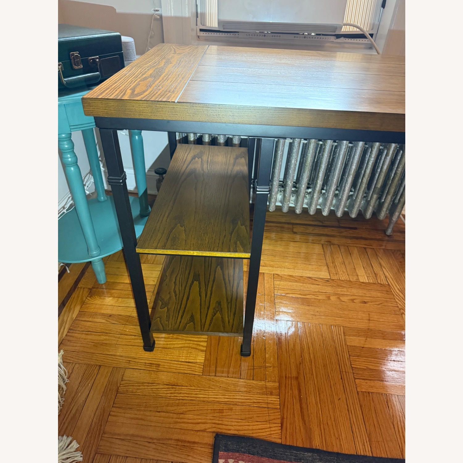 Joss & Main Dark Brown Wood Desk - image-3