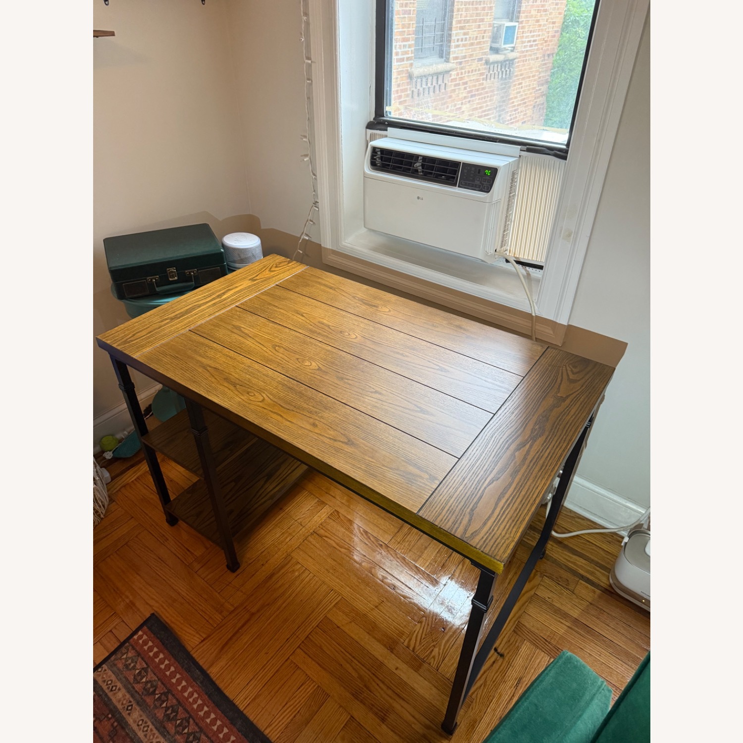 Joss & Main Dark Brown Wood Desk - image-2