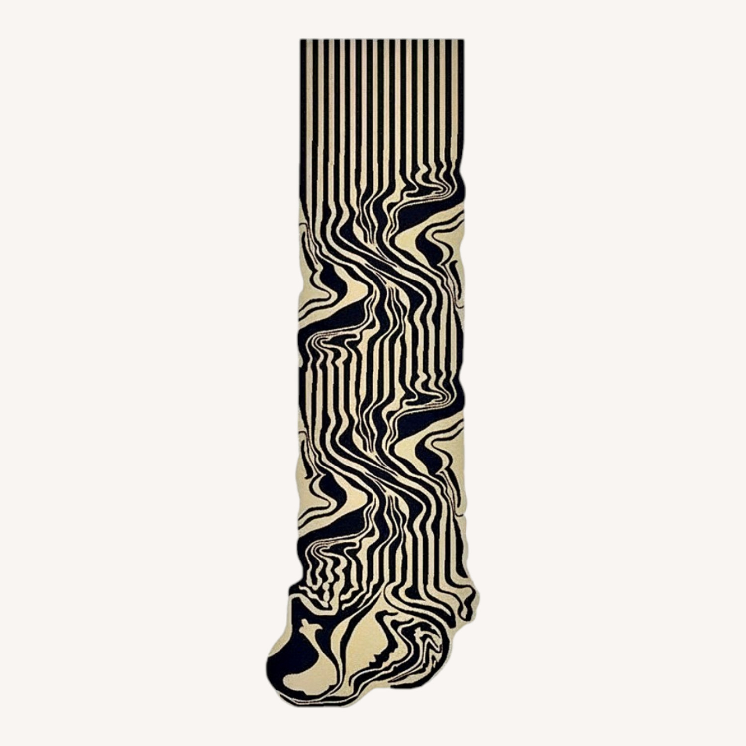 Melting Irregular Shape Runner Rug 2.5' x 9' - image-0