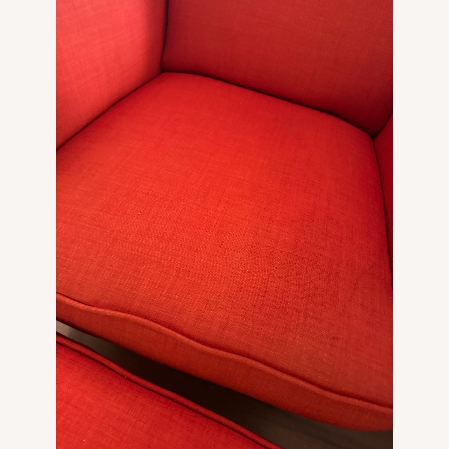 IKEA Strandmon Red Fabric Armchair - image-5
