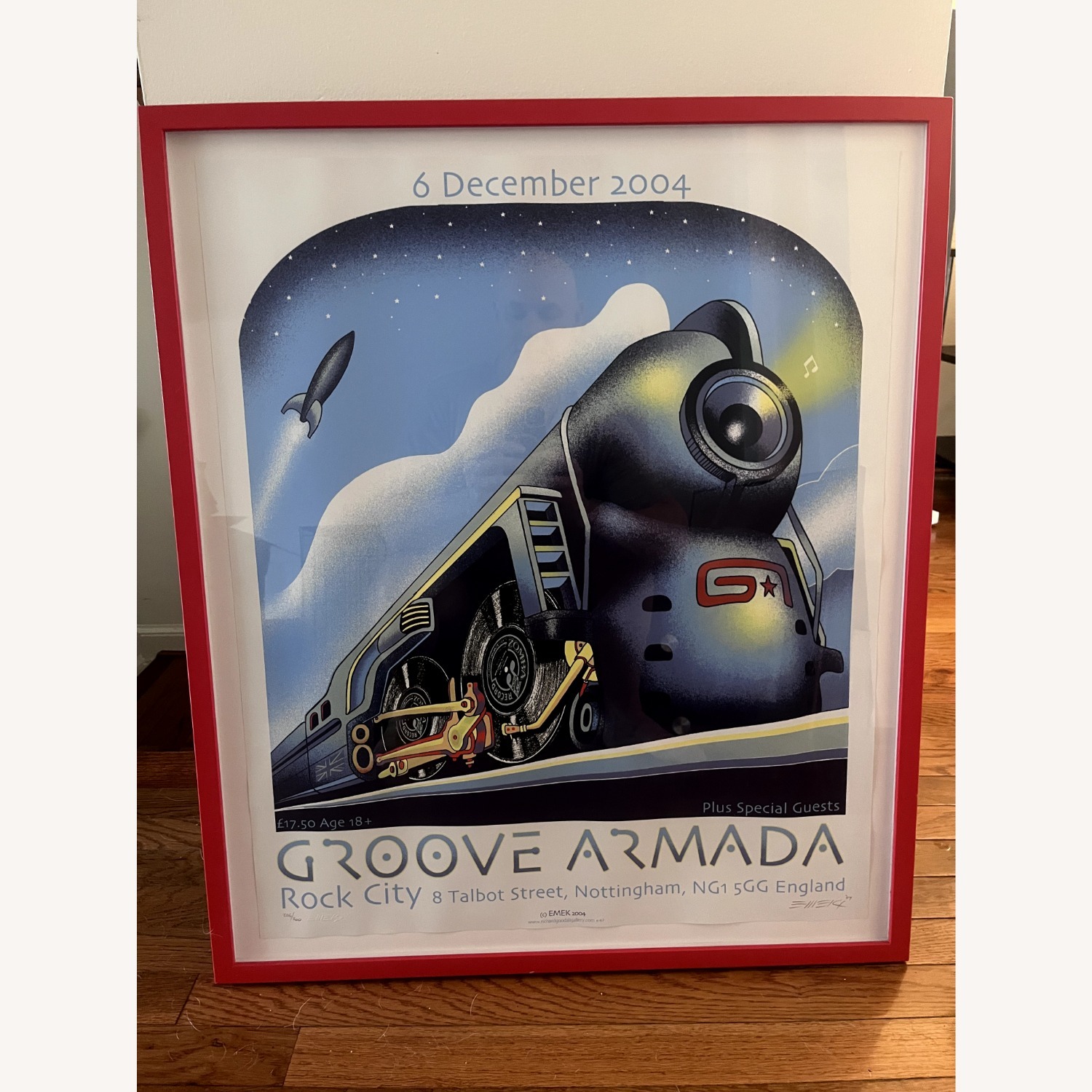 Emek Groove Armada #206/300 Professionally Framed - image-1