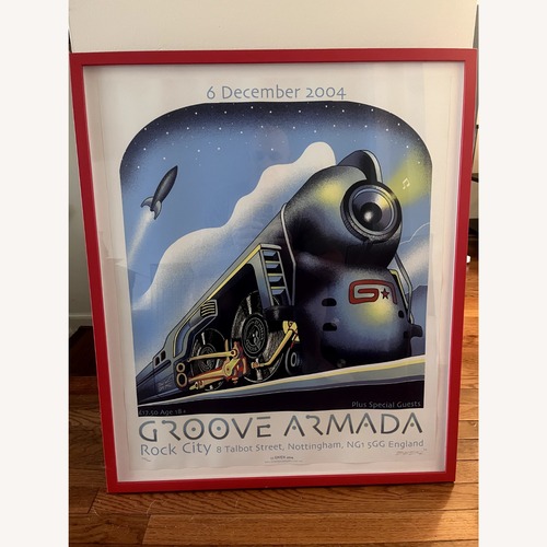 Used Emek Groove Armada #206/300 Professionally Framed for sale on AptDeco