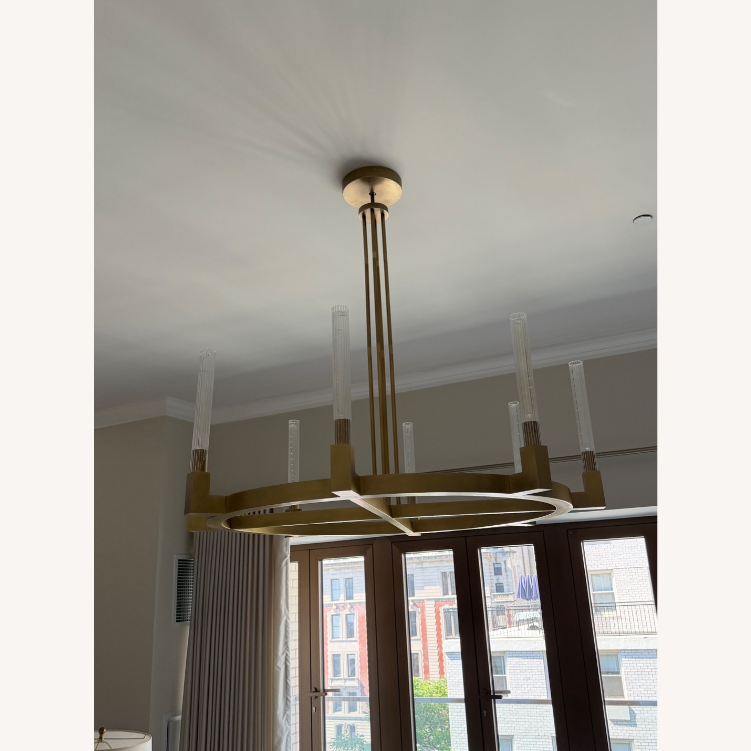 Restoration Hardware Cannele Round Chandelier 48” - image-6