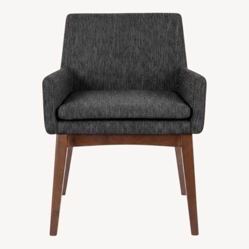 Used Article Chantel Light Gray Fabric Two Dining Chairs for sale on AptDeco
