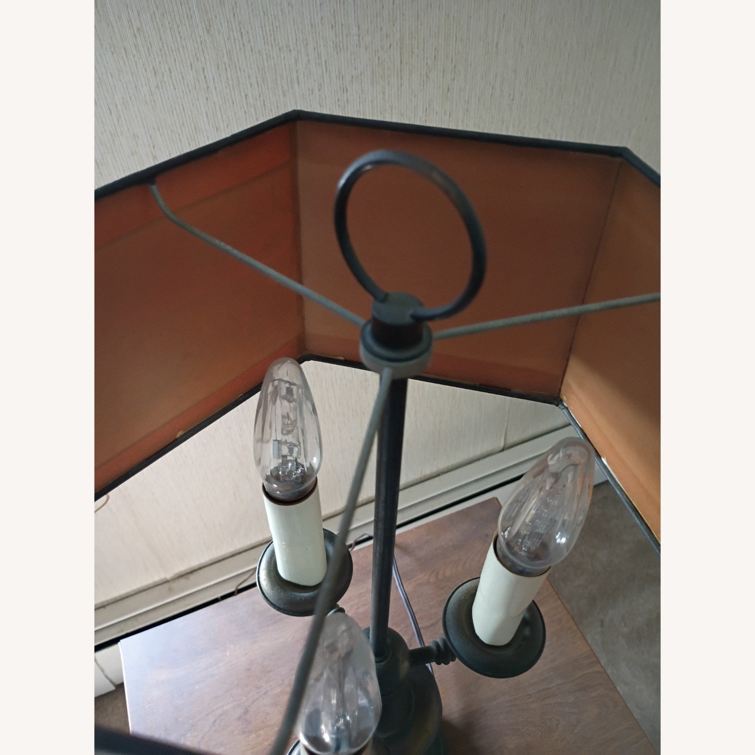 Dark Brown Metal Table Lamp - image-3