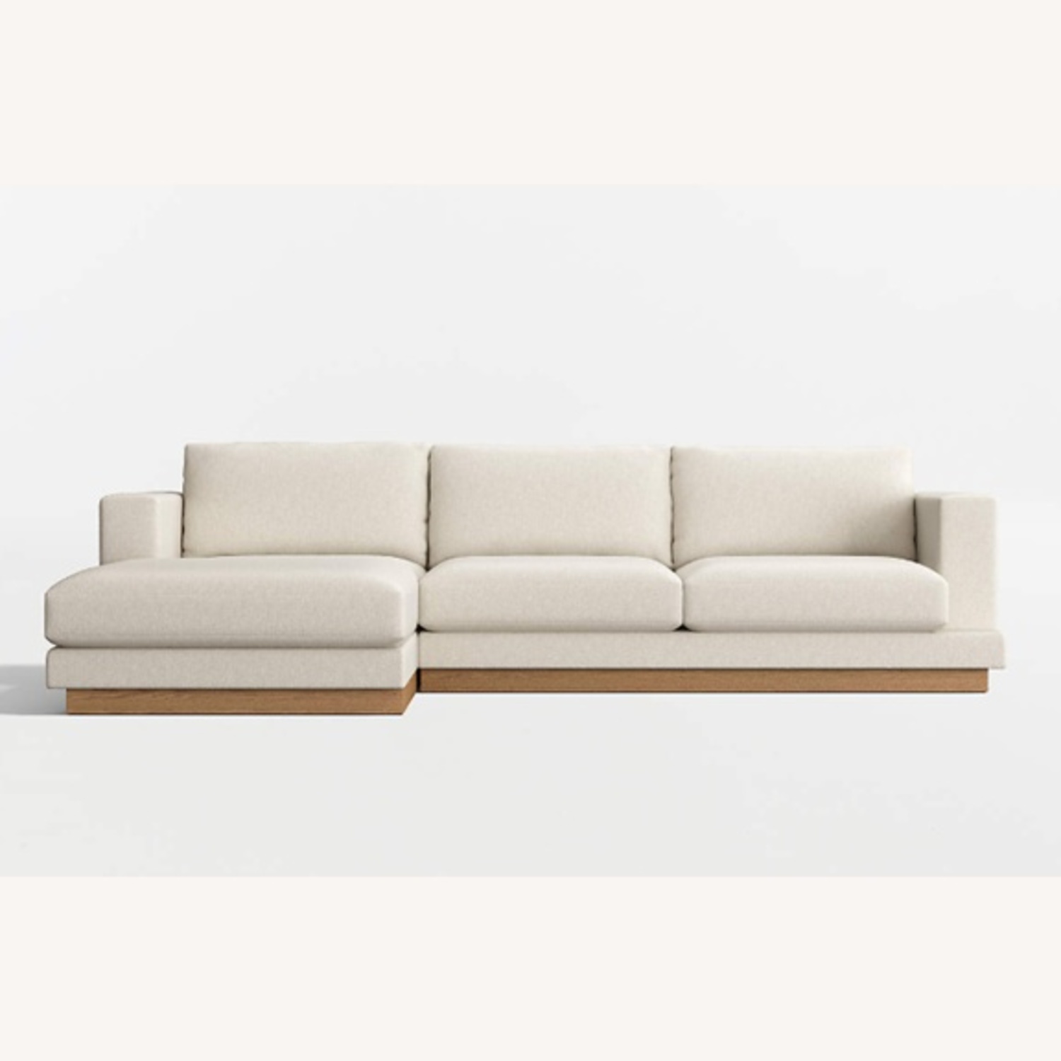 Crate & Barrel Tidal Natural 2 Piece Sectional - image-6