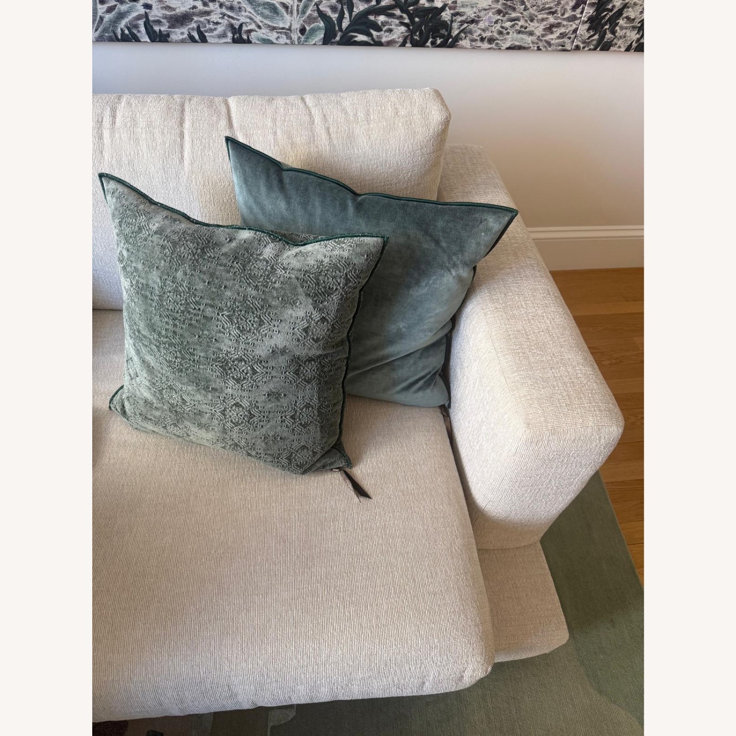 Crate & Barrel Tidal Natural 2 Piece Sectional - image-4