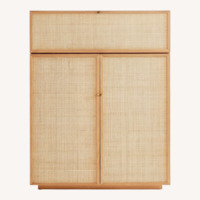 Crate & Barrel Franka Flip Top Bar Cabinet