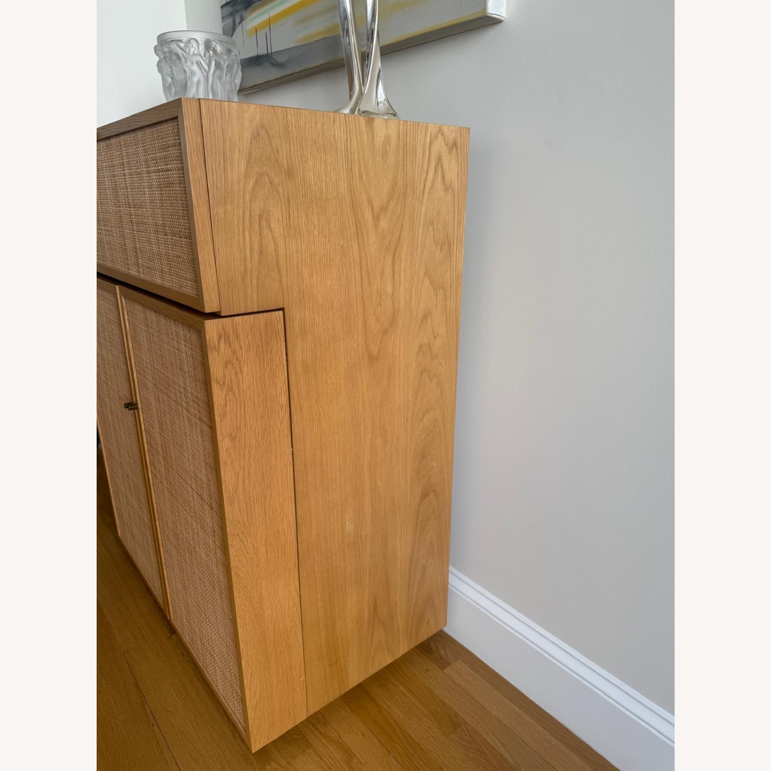 Crate & Barrel Franka Flip Top Bar Cabinet - image-3