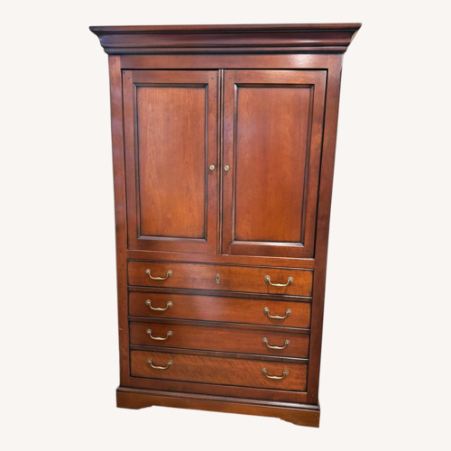 Used Grange Dark Brown Armoire for sale on AptDeco