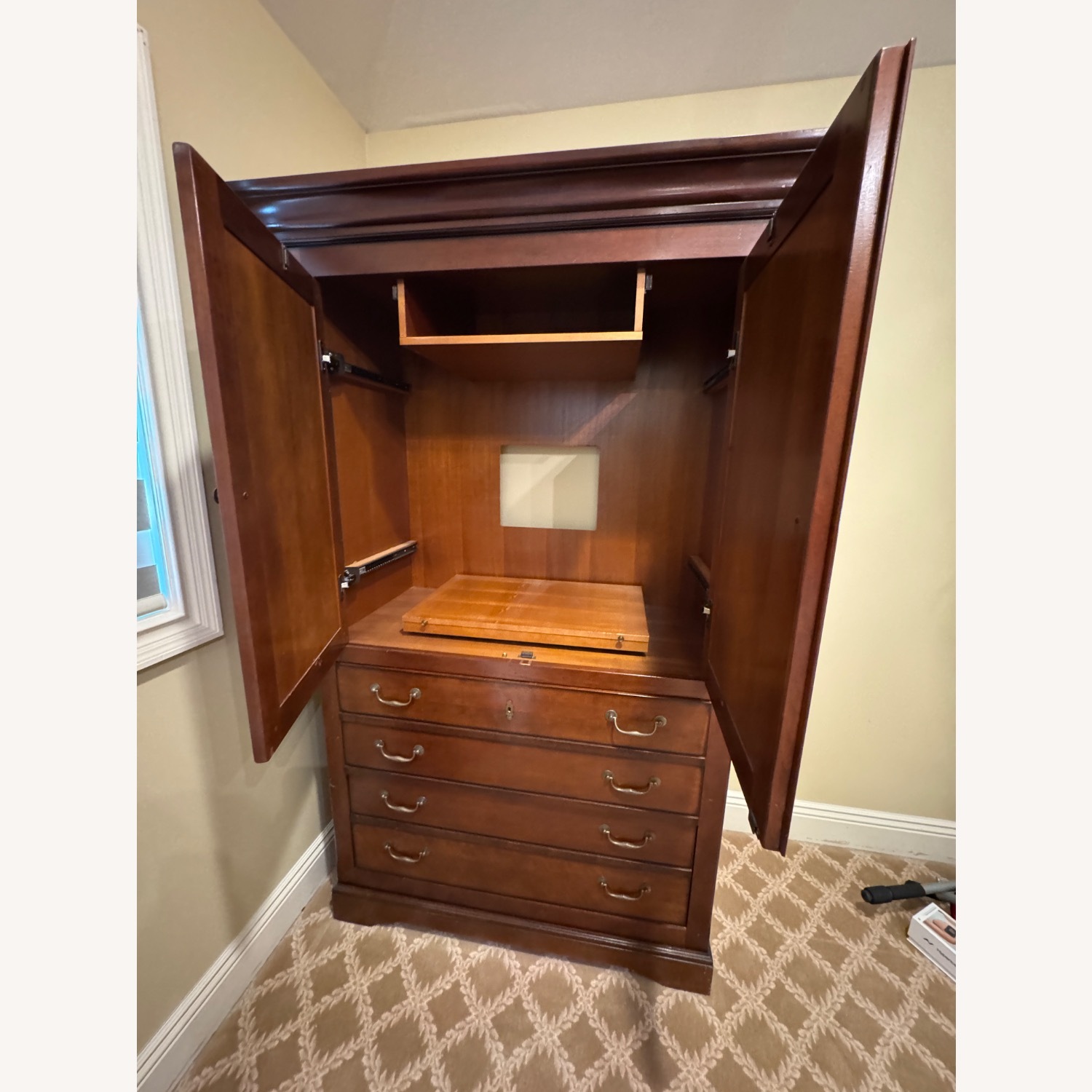 Grange Dark Brown Armoire - image-3