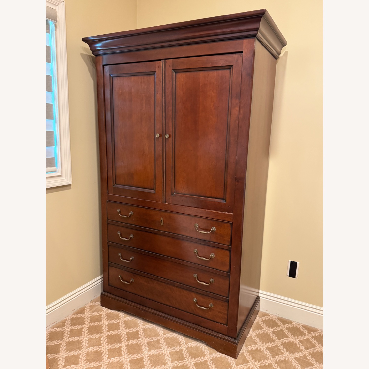 Grange Dark Brown Armoire - image-2