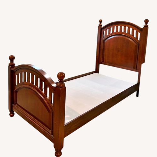 Used Wood Twin Bed for sale on AptDeco