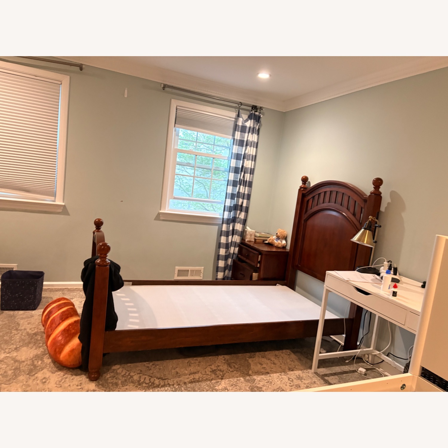 Wood Twin Bed - image-2