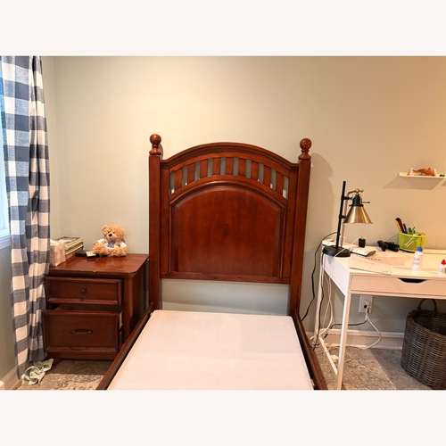 Used Wood Twin Bed for sale on AptDeco