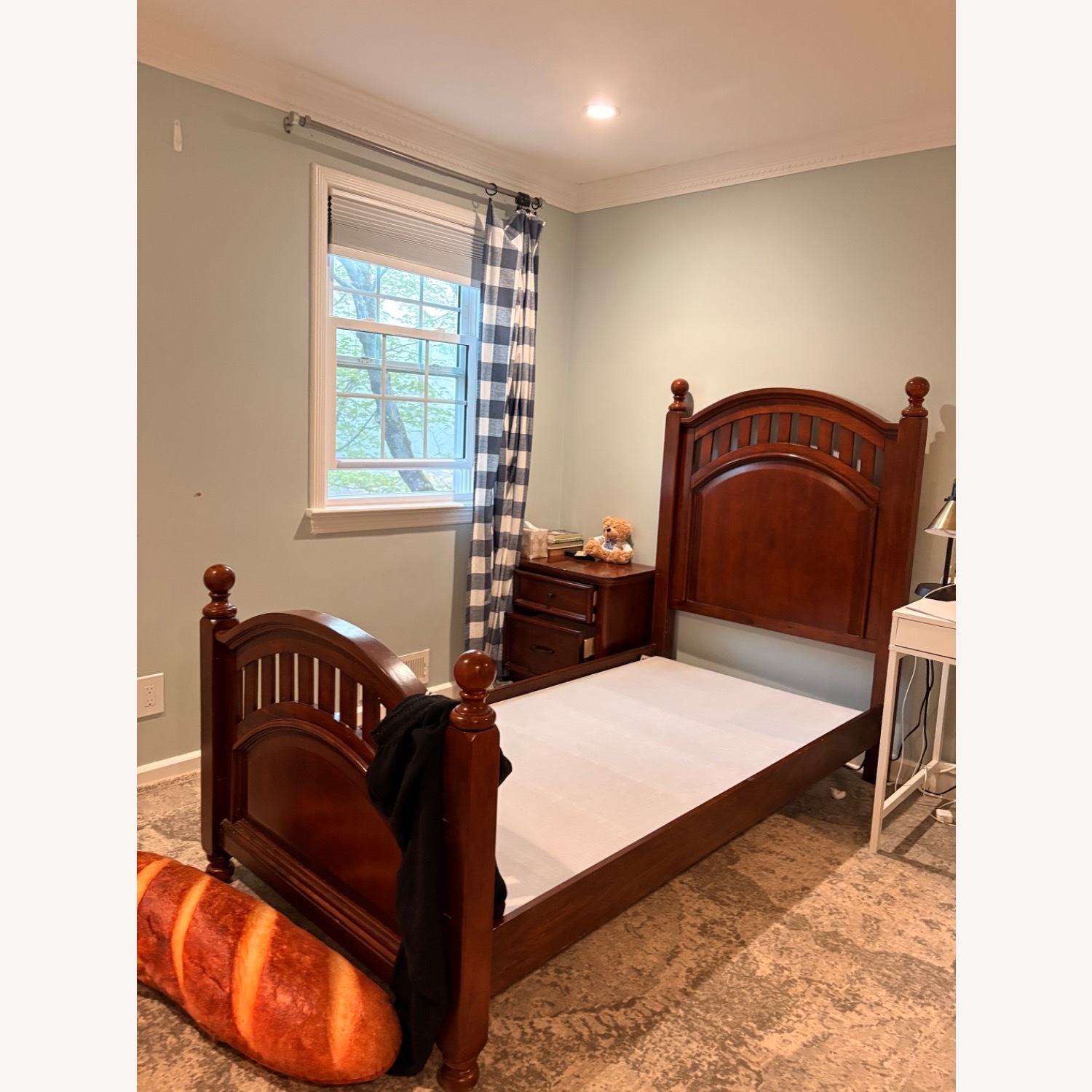 Wood Twin Bed - image-3