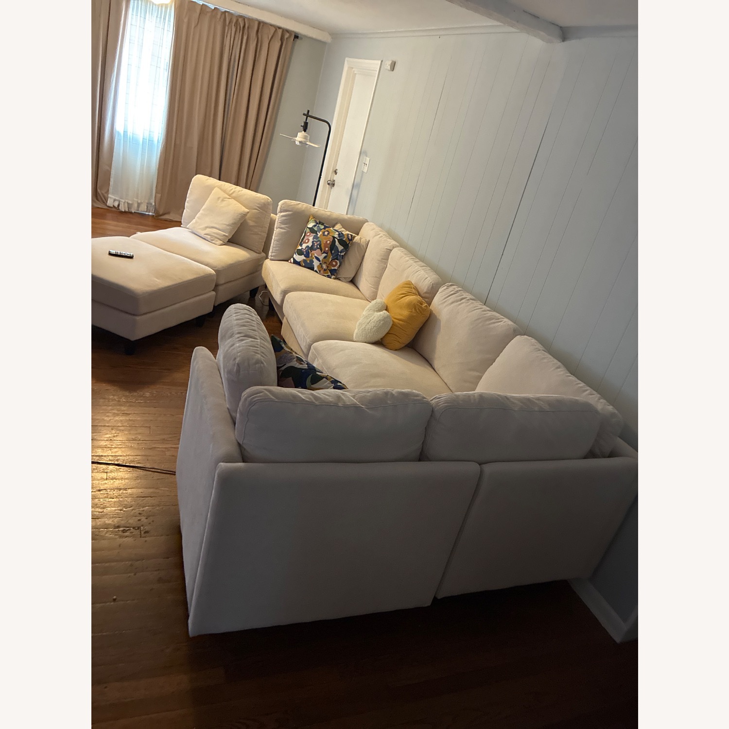 Natural Fabric 6+ Piece Sectional - image-2