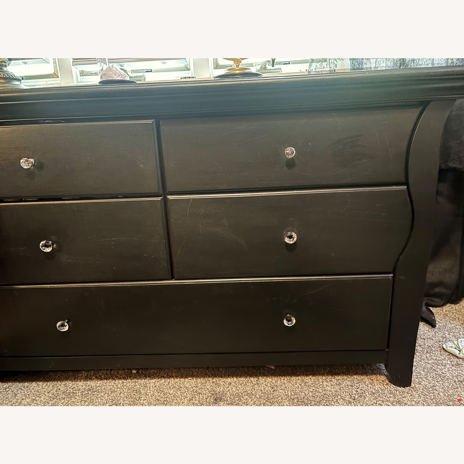 Black Wood Dresser - image-2